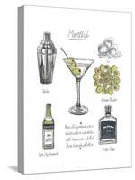 Classic Cocktail - Martini-Naomi McCavitt-Stretched Canvas