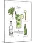 Classic Cocktail - Mojito-Naomi McCavitt-Mounted Art Print