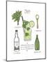 Classic Cocktail - Mojito-Naomi McCavitt-Mounted Art Print