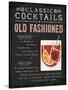 Classic Cocktail Old Fashioned-Michael Mullan-Stretched Canvas