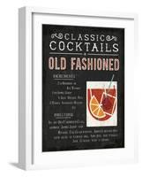 Classic Cocktail Old Fashioned-Michael Mullan-Framed Art Print