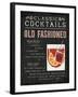 Classic Cocktail Old Fashioned-Michael Mullan-Framed Art Print