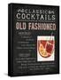 Classic Cocktail Old Fashioned-Michael Mullan-Framed Stretched Canvas