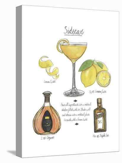Classic Cocktail - Sidecar-Naomi McCavitt-Stretched Canvas