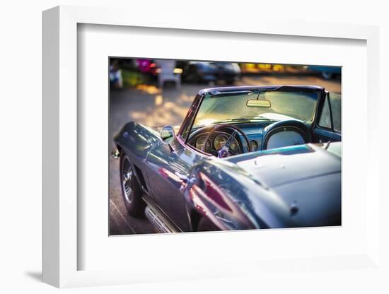 Classic Corvette Ready for a Cruise-George Oze-Framed Photographic Print