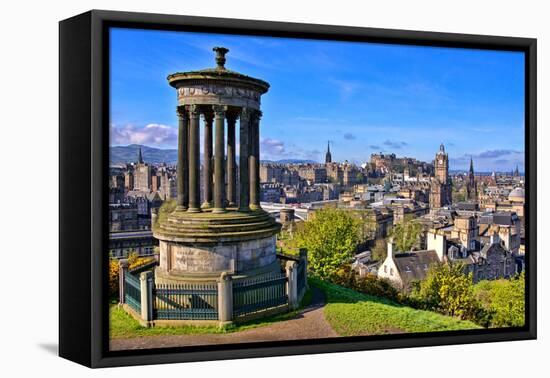 Classic Edinburgh View-Jeni Foto-Framed Stretched Canvas
