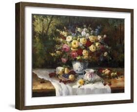 Classic Floral Still Life-Janek-Framed Art Print