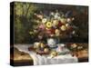 Classic Floral Still Life-null-Stretched Canvas