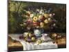 Classic Floral Still Life-null-Mounted Art Print