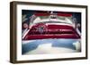 Classic Ford Thunderbird Top Down-George Oze-Framed Photographic Print