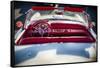 Classic Ford Thunderbird Top Down-George Oze-Framed Stretched Canvas