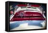 Classic Ford Thunderbird Top Down-George Oze-Framed Stretched Canvas