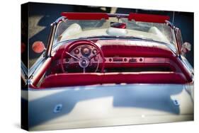 Classic Ford Thunderbird Top Down-George Oze-Stretched Canvas