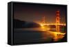 Classic Golden Gate and Approaching Fog, San Francisco-null-Framed Stretched Canvas