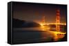 Classic Golden Gate and Approaching Fog, San Francisco-null-Framed Stretched Canvas