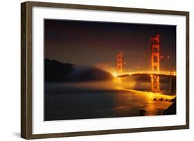 Classic Golden Gate and Approaching Fog, San Francisco-null-Framed Photographic Print