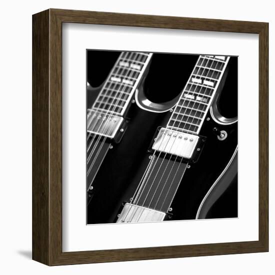 Classic Guitar Detail I-Richard James-Framed Giclee Print