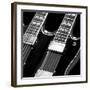 Classic Guitar Detail I-Richard James-Framed Art Print