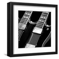 Classic Guitar Detail I-Richard James-Framed Art Print
