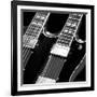 Classic Guitar Detail I-Richard James-Framed Art Print