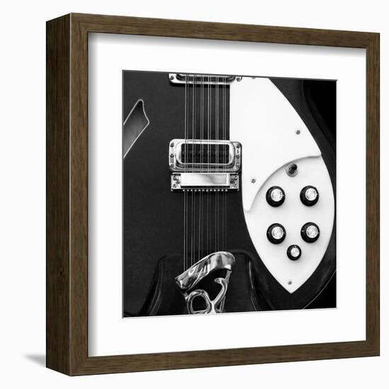 Classic Guitar Detail IV-Richard James-Framed Art Print