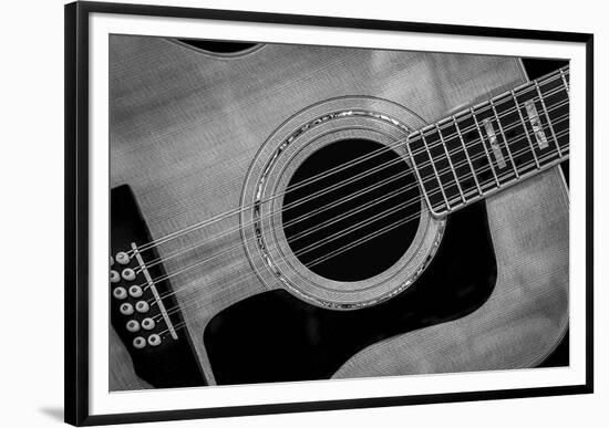 Classic Guitar Detail IX-Richard James-Framed Giclee Print