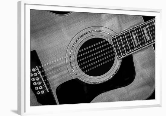 Classic Guitar Detail IX-Richard James-Framed Giclee Print