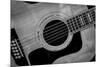 Classic Guitar Detail IX-Richard James-Mounted Art Print