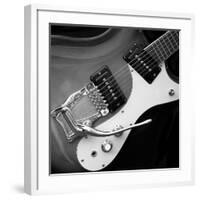 Classic Guitar Detail V-Richard James-Framed Art Print