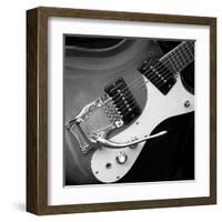 Classic Guitar Detail V-Richard James-Framed Art Print