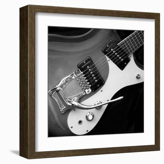 Classic Guitar Detail V-Richard James-Framed Art Print