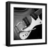 Classic Guitar Detail V-Richard James-Framed Art Print