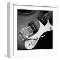 Classic Guitar Detail V-Richard James-Framed Art Print