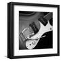 Classic Guitar Detail V-Richard James-Framed Art Print