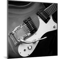 Classic Guitar Detail V-Richard James-Mounted Art Print