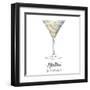 Classic Happy Hour V-Grace Popp-Framed Art Print