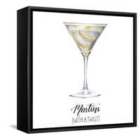 Classic Happy Hour V-Grace Popp-Framed Stretched Canvas