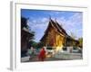 Classic Lao Temple Architecture, Wat Xieng Thong, Luang Prabang, Laos-Gavin Hellier-Framed Photographic Print