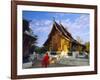 Classic Lao Temple Architecture, Wat Xieng Thong, Luang Prabang, Laos-Gavin Hellier-Framed Photographic Print