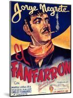 Classic Mexican Movie: El Fanfarron with Jorge Megrete-null-Mounted Giclee Print