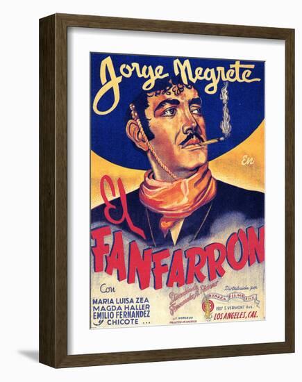 Classic Mexican Movie: El Fanfarron with Jorge Megrete-null-Framed Giclee Print