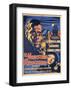 Classic Mexican Movie: El Monstruo Resucitado-null-Framed Giclee Print