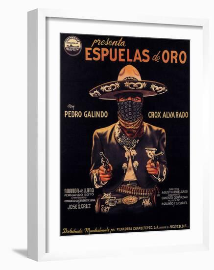 Classic Mexican Movie: Espuelas-null-Framed Giclee Print