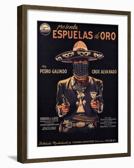 Classic Mexican Movie: Espuelas-null-Framed Giclee Print