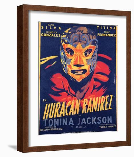 Classic Mexican Movie: Huracan Ramirez-null-Framed Giclee Print
