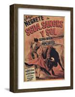 Classic Mexican Movie: Sedasangre-null-Framed Giclee Print