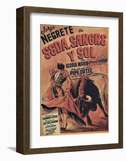 Classic Mexican Movie: Sedasangre-null-Framed Giclee Print