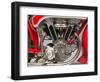 Classic Motorbike Motoborgo 500. Engine (Photo)-null-Framed Giclee Print