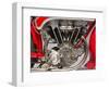 Classic Motorbike Motoborgo 500. Engine (Photo)-null-Framed Giclee Print