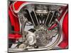 Classic Motorbike Motoborgo 500. Engine (Photo)-null-Mounted Giclee Print